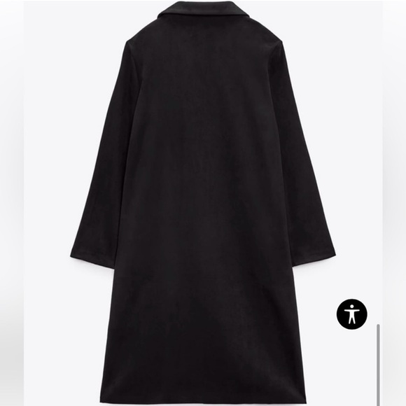 Zara Black Coat - Picture 2 of 7
